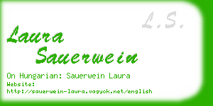 laura sauerwein business card